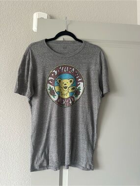 GAP Grateful Dead Bear Gray Short Sleeve Tee